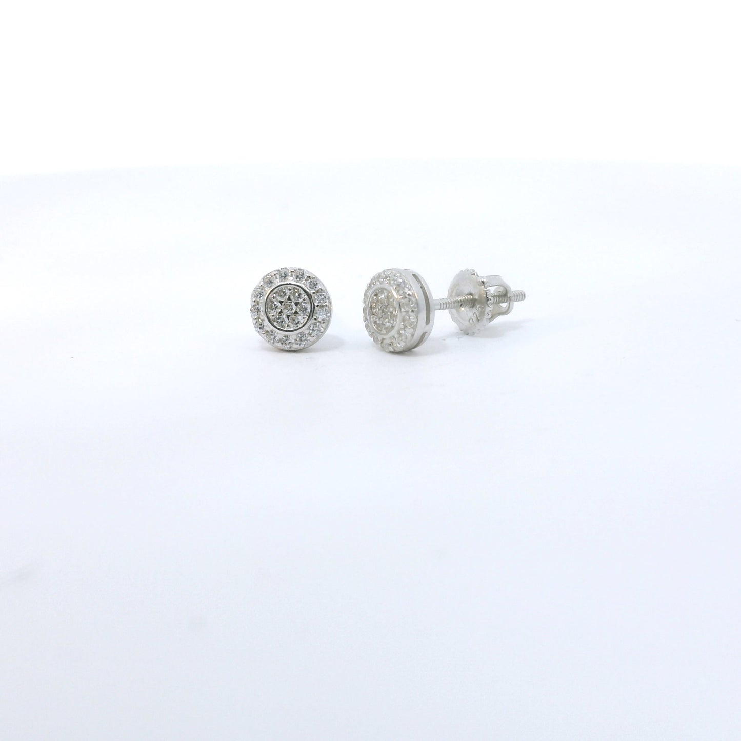 Sterling Silver with Round Cubic Zirconia image 1