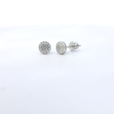 Sterling Silver with Round Cubic Zirconia image 1