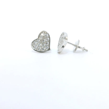 Sterling Silver with Heart Elegant Cubic Zicornia image 2