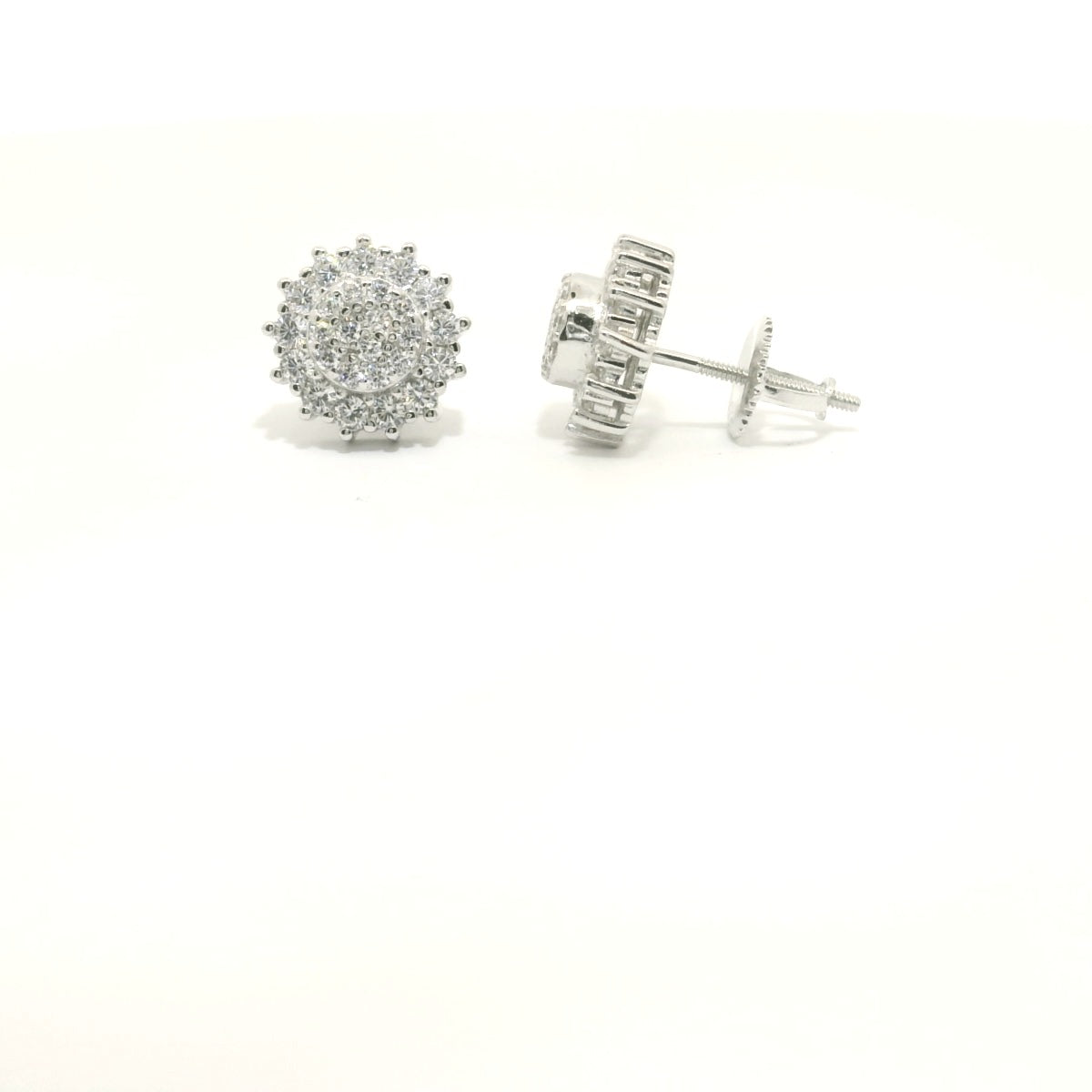 Sterling Silver with Cubic Zirconia Earrings image 1