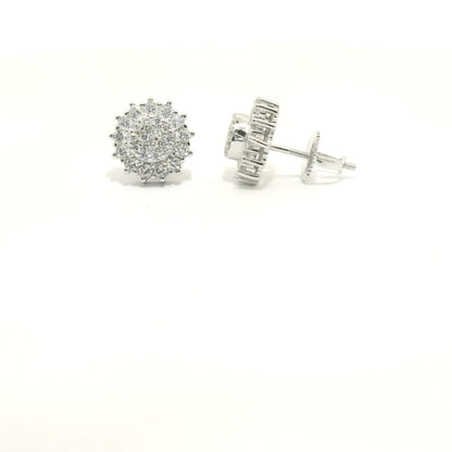 Sterling Silver with Cubic Zirconia Earrings image 1