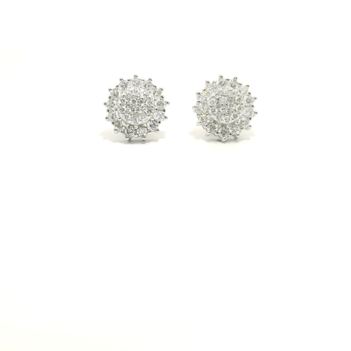 Sterling Silver with Cubic Zirconia Earrings image 0
