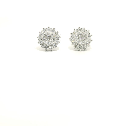 Sterling Silver with Cubic Zirconia Earrings image 0