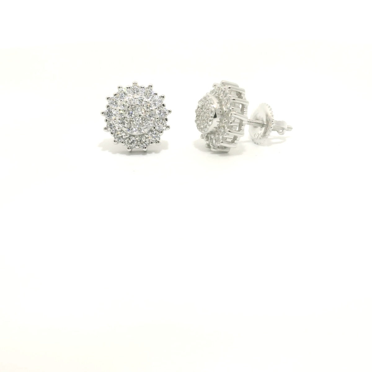 Sterling Silver with Cubic Zirconia Earrings image 2