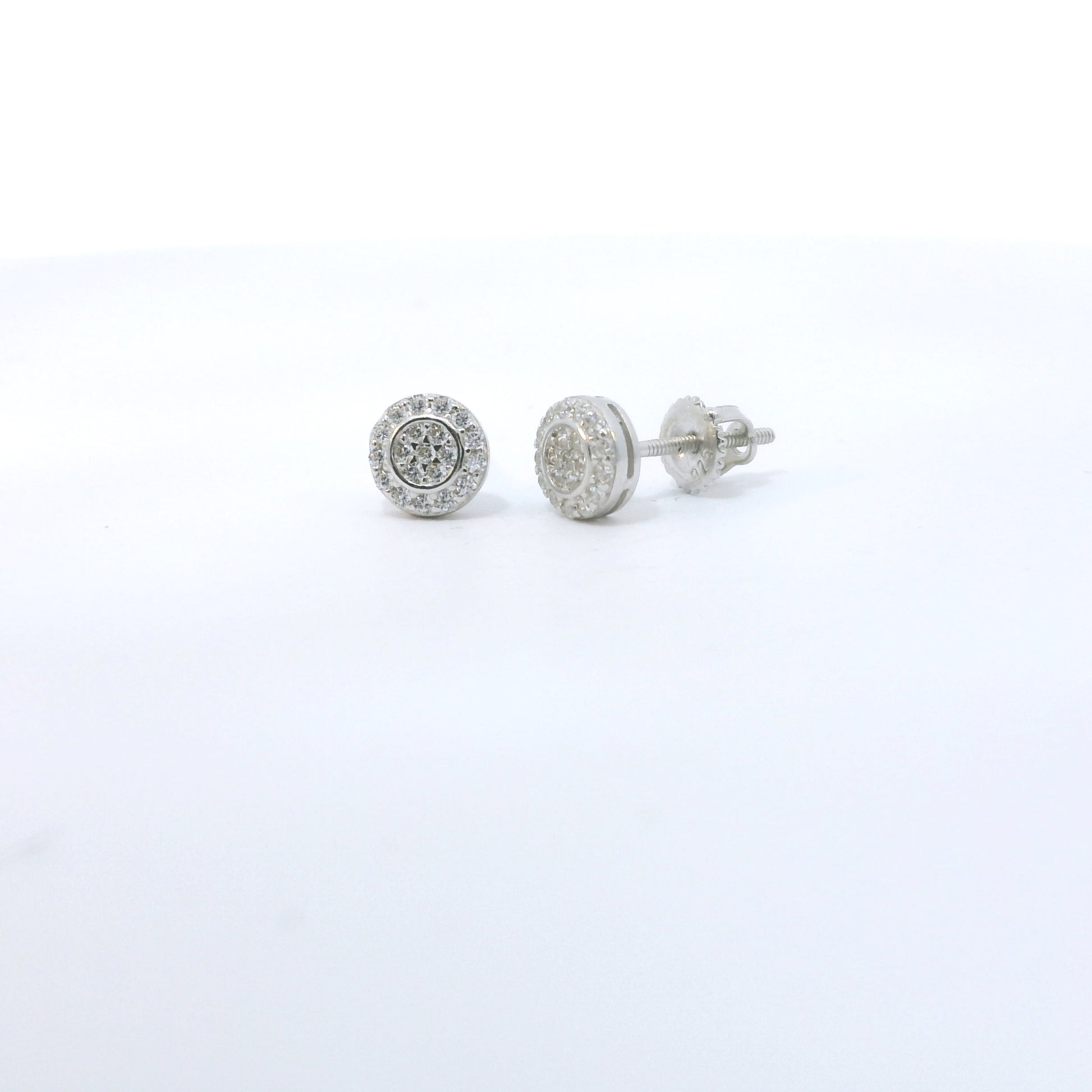 Sterling Silver with Round Cubic Zirconia image 1