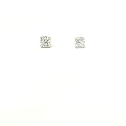 Sterling Silver with Studs Cubic Zirconia 3.9mm image 0